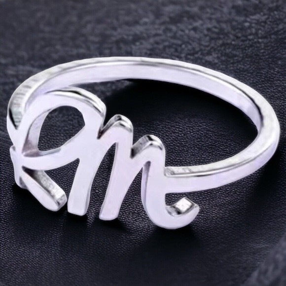 K-pop Jewelry - K-pop BTS Ring RS RAPMONSTER Jewelry Silver Plated Kpop Boy Band Music